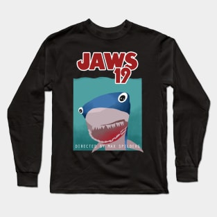 Jaws 19 (Back to the Future) Long Sleeve T-Shirt